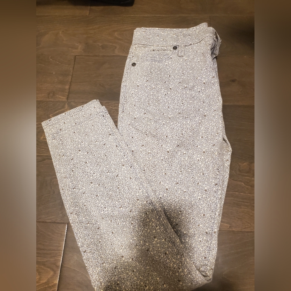 Ann Taylor Loft Flower Printed Skinny Pants